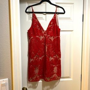 Free People Night Shimmers Mini Dress